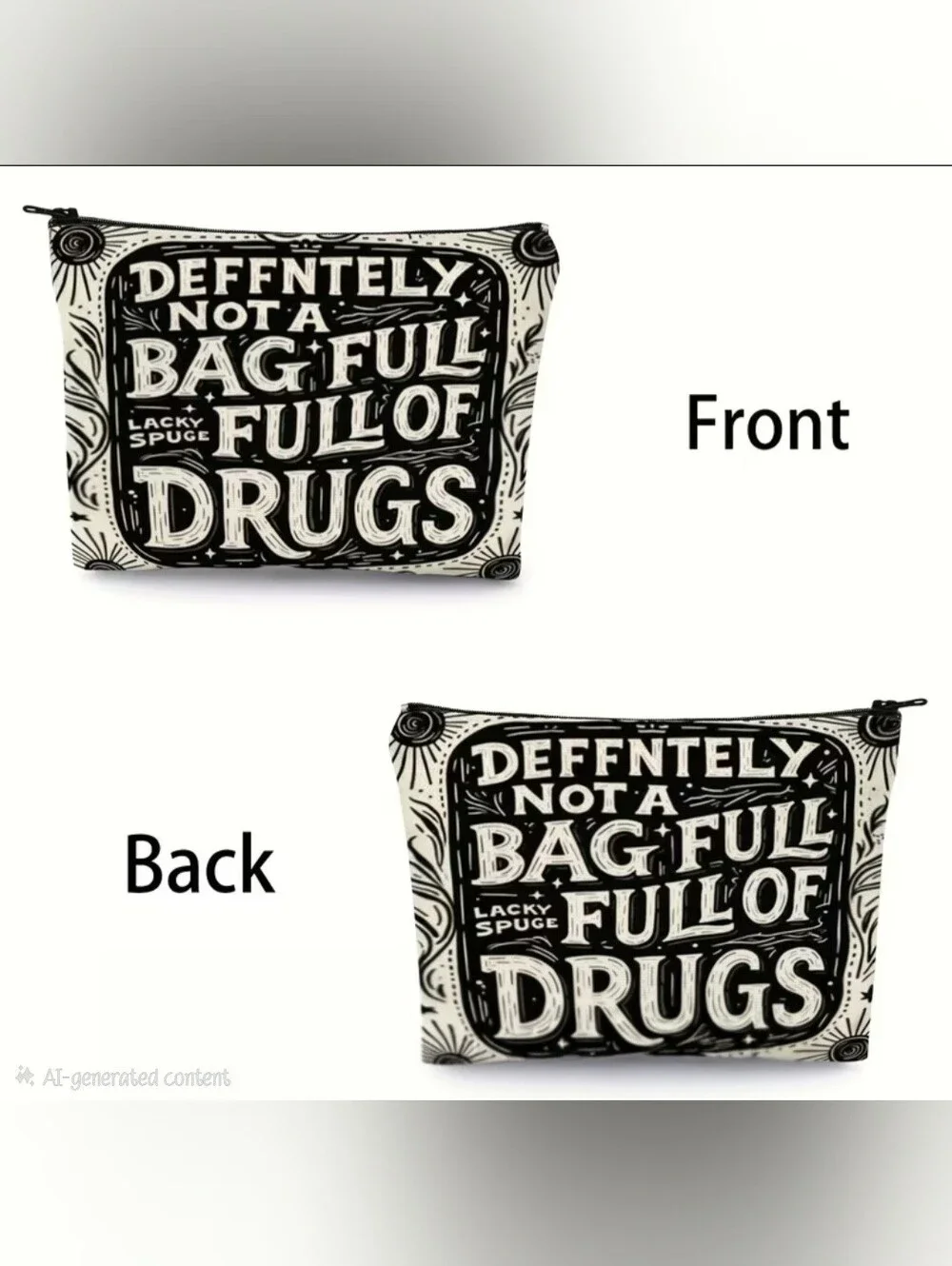 Sarcastic Cosmetic case